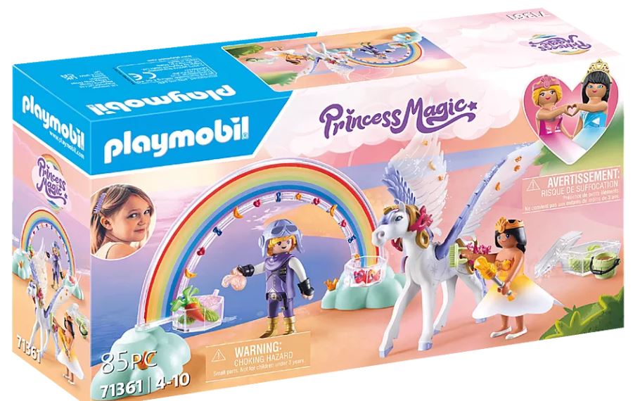 PLAYMOBIL Himmlischer Pegasus mit Regenbogen 71361