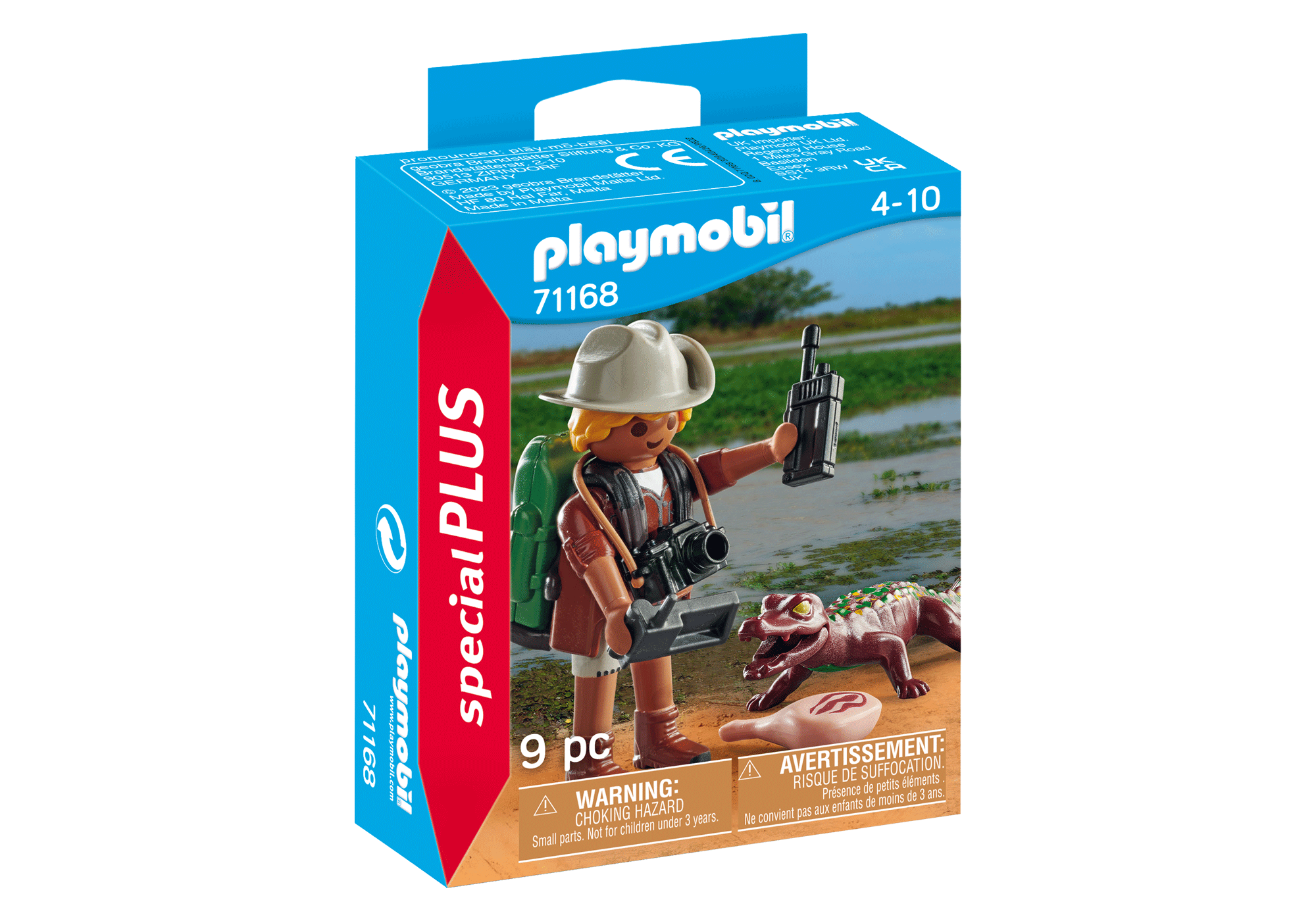 PLAYMOBIL  Forscher mit jungem Kaiman 71168