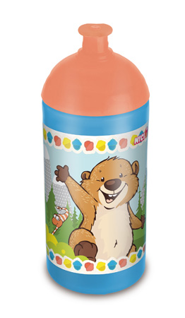 NICI Trinkflasche Biber und Eichhörnchen 0.5l