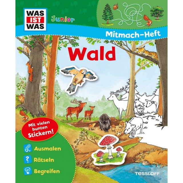 Was ist was Junior Mitmach - Heft Wald