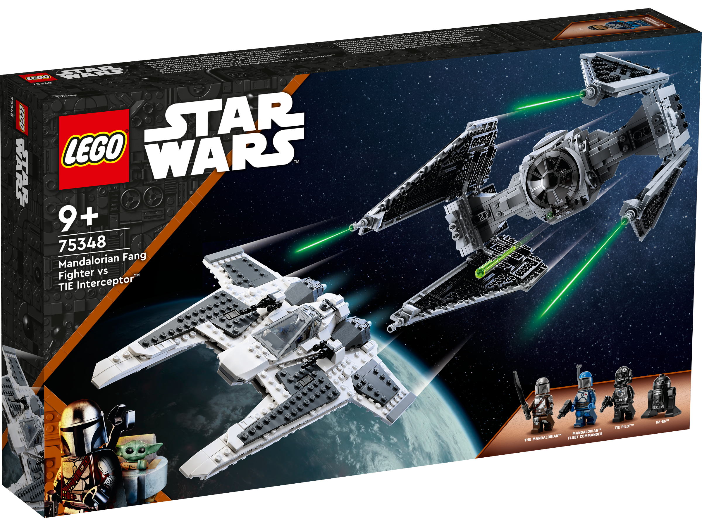 LEGO Star Wars™ Mandalorianischer Fang Fighter vs. TIE Interceptor™ 75348