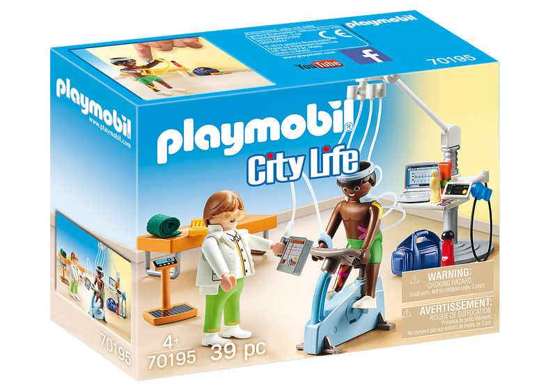 PLAYMOBIL® Beim Facharzt: Physiotherapeut 70195