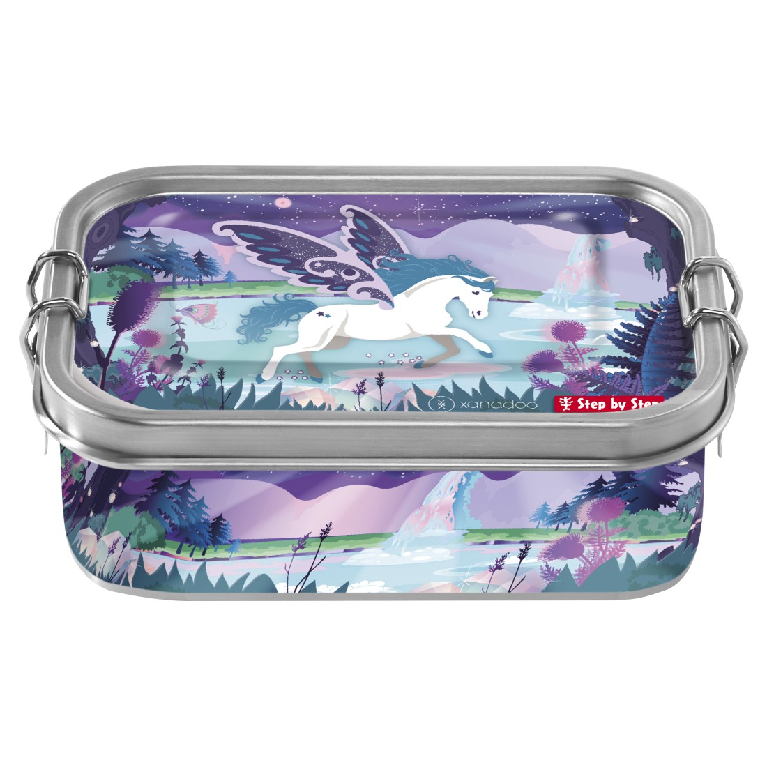 Step by Step Edelstahl-Lunchbox Dreamy Pegasus Shadow