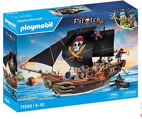 PLAYMOBIL Grosses Piratenschiff 71530