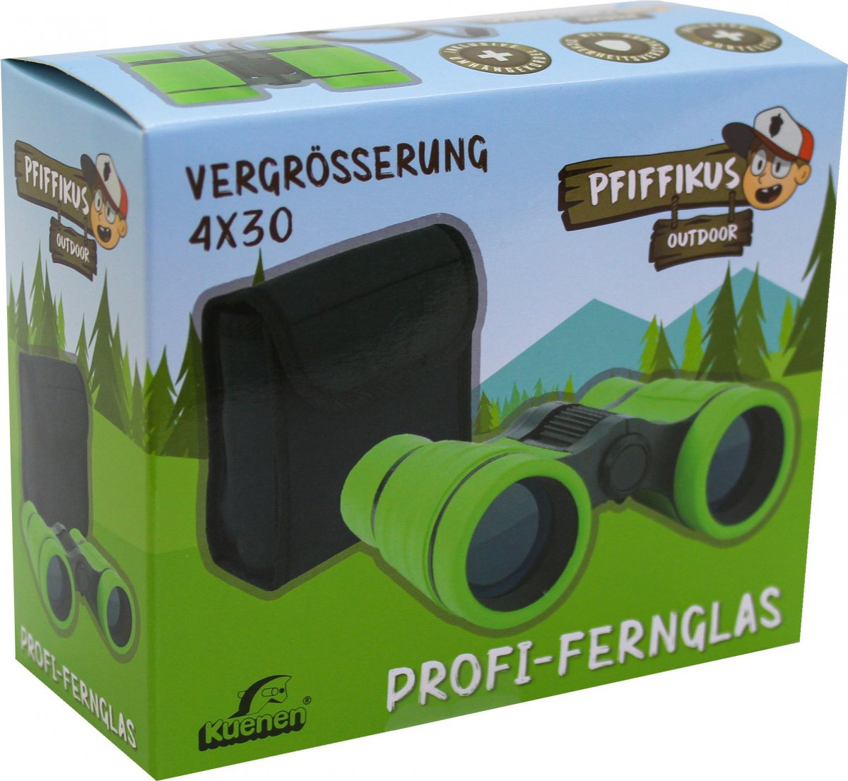 Pfiffikus - Profi - Fernglas mit Gürteltasche