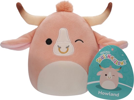 Squishmallow Howland Stier 40cm Peach