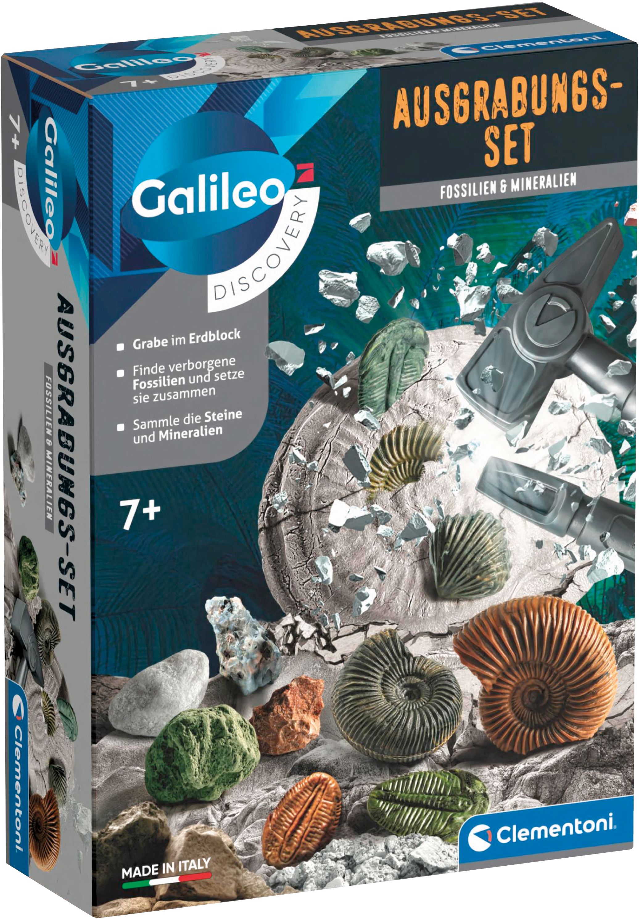 Galileo Ausgrabungsset Fossilien & Mineralien