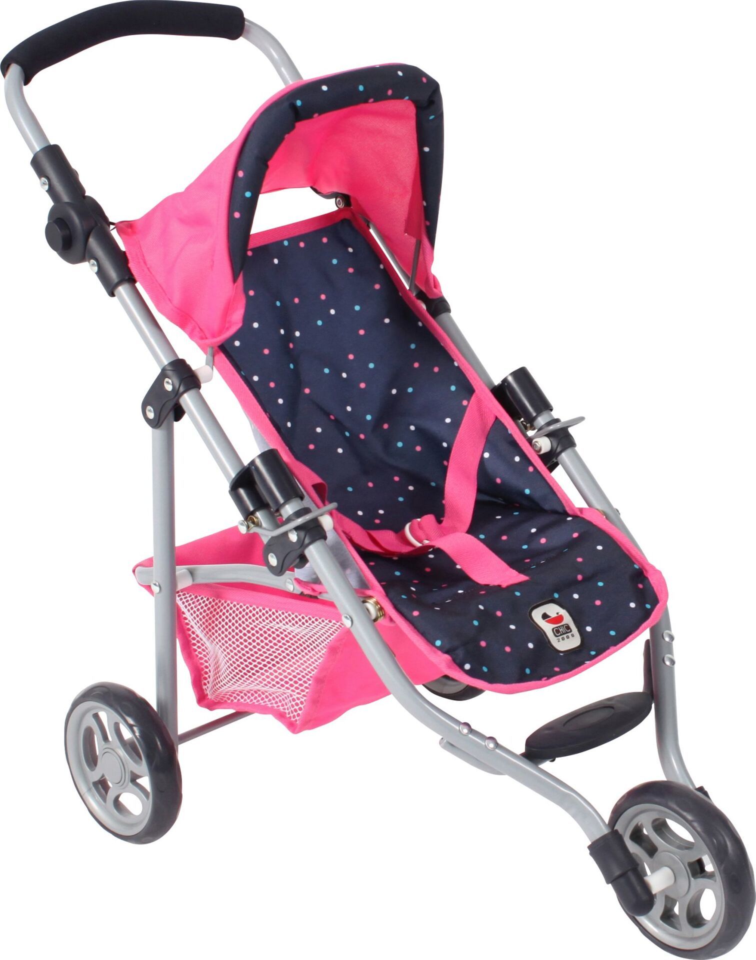 Chic Puppen-Joggingbuggy LOLA Konfetti pink