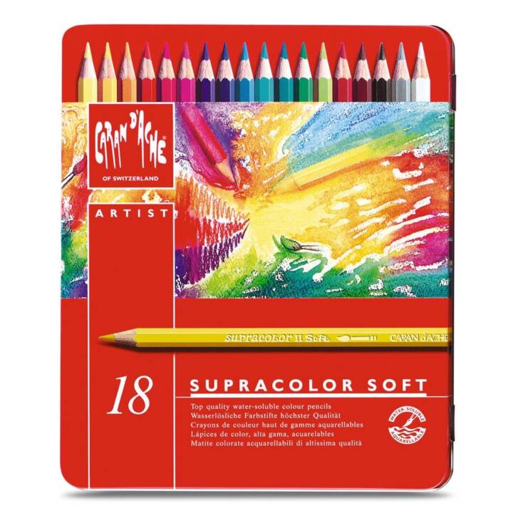 CARAN D'ACHE Supracolor Farbstifte 18er