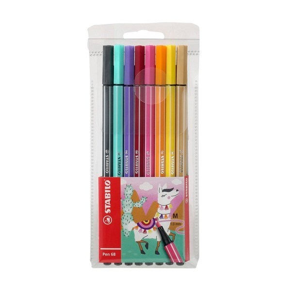 Stabilo Pen 68 8er Etui Living Colors Lama