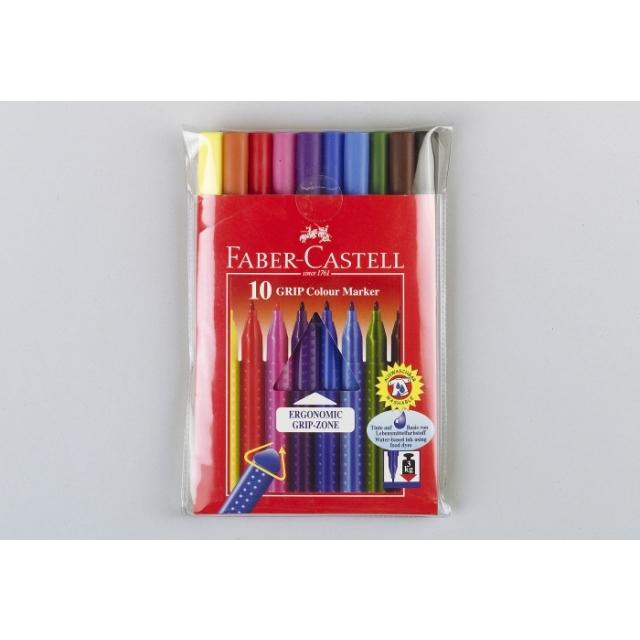 Faber Castell 10 Grip - Filzstifte