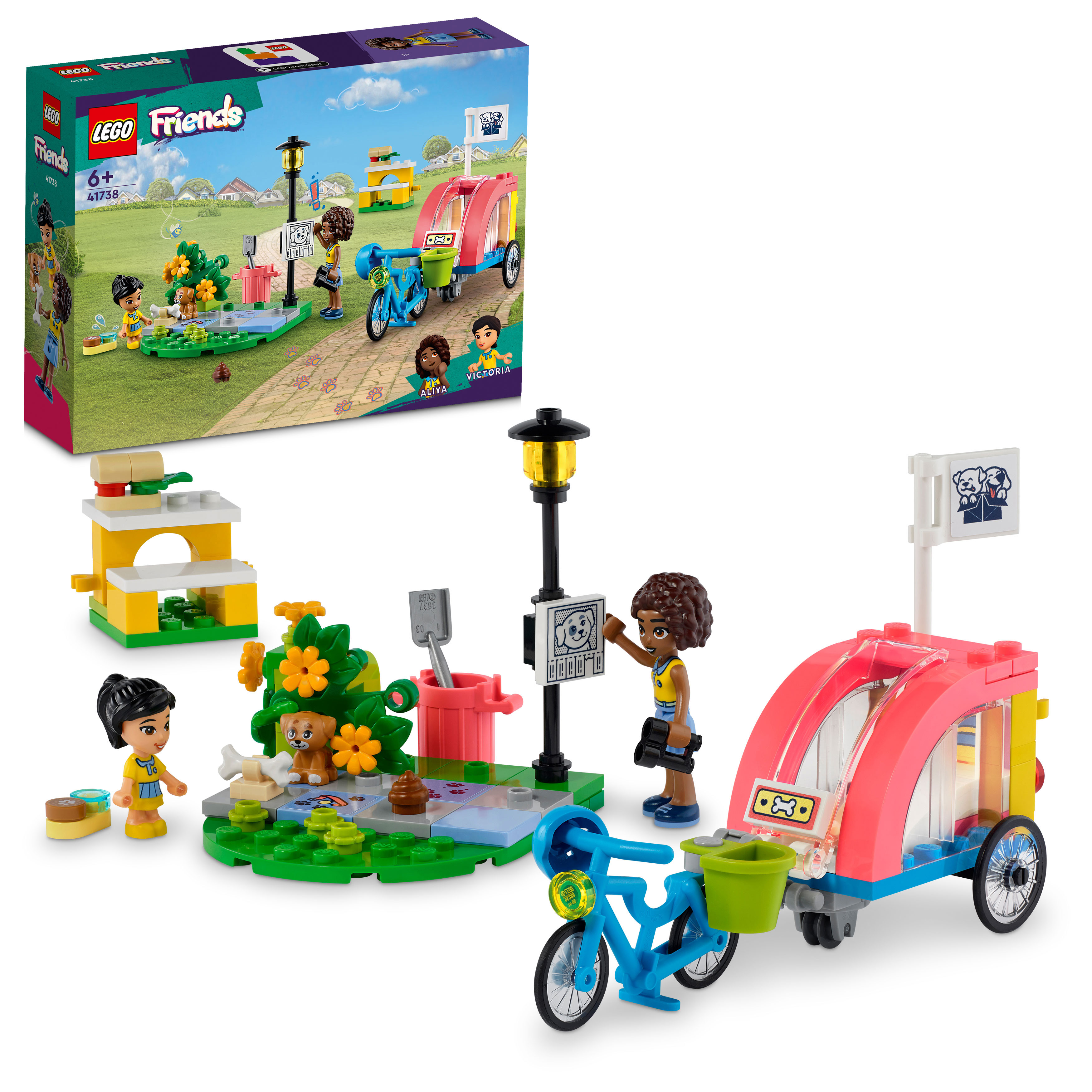 LEGO Friends Hunderettungsfahrrad 41738