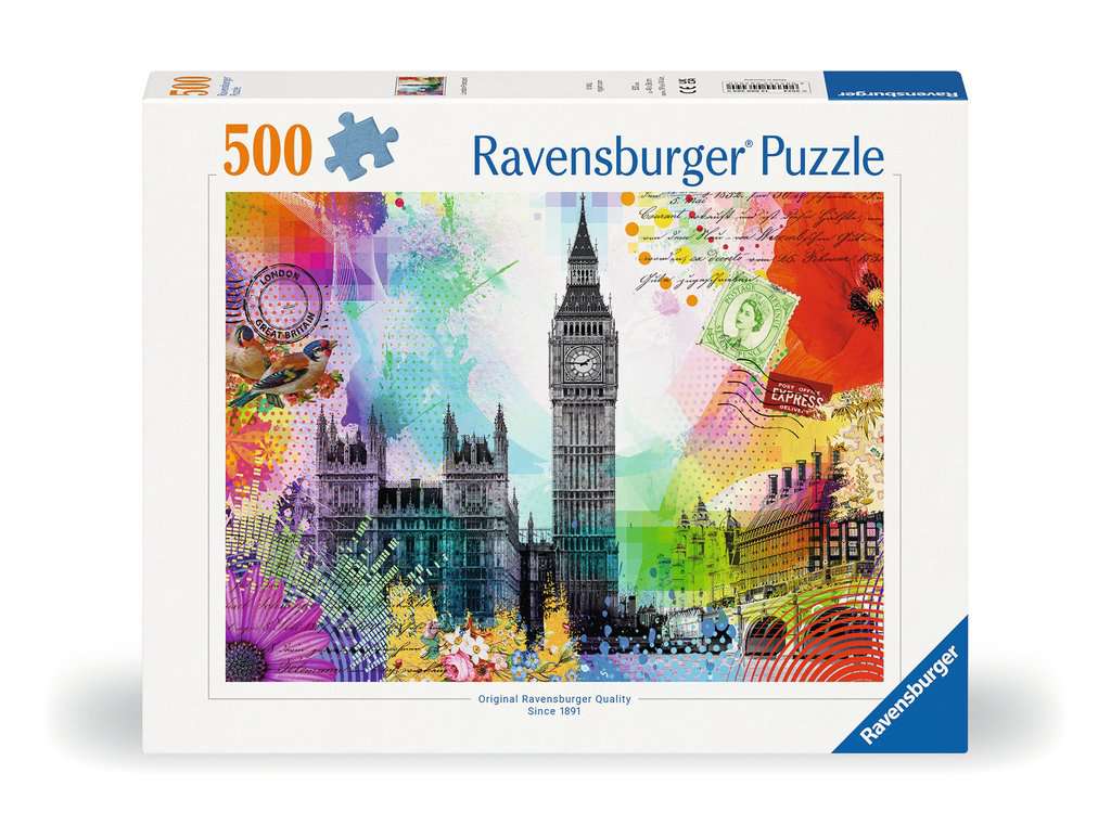 Ravensburger Puzzle 500 Teile Grüsse aus London 00.309