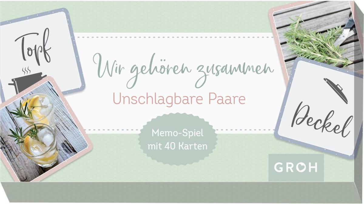 Memo Wir gehören zusammen - Unschlagbare Paare