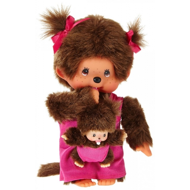 Monchhichi Mother Care Pink Girl, ca. 20 cm