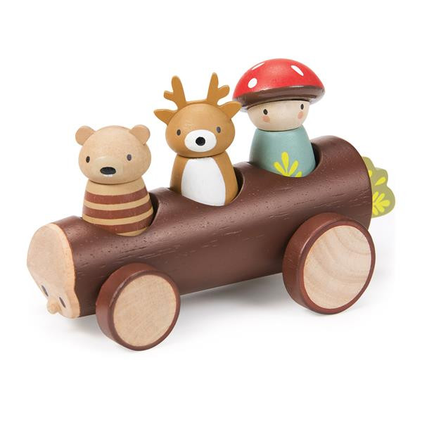 Tender Leaf Toys Baumstammtaxi