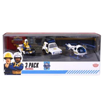 Feuerwehrmann Sam 3 Pack Police