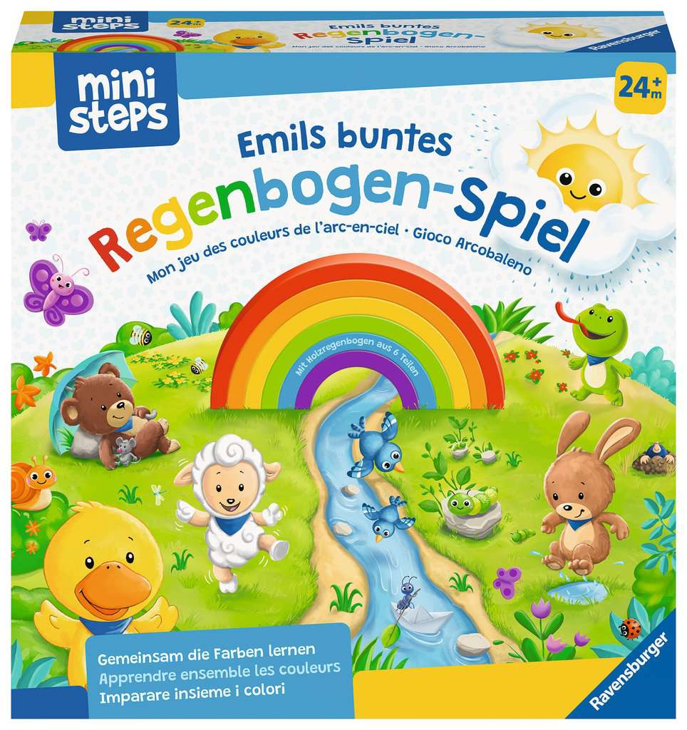 Ministeps: Emils buntes Regenbogen-Spiel