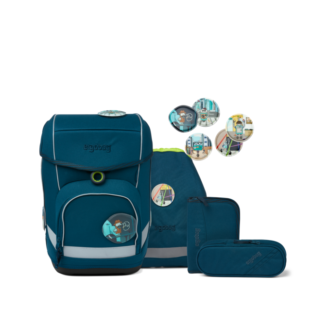 Ergobag cubo 5-tlg Set RobotBär Eco Hero Edition