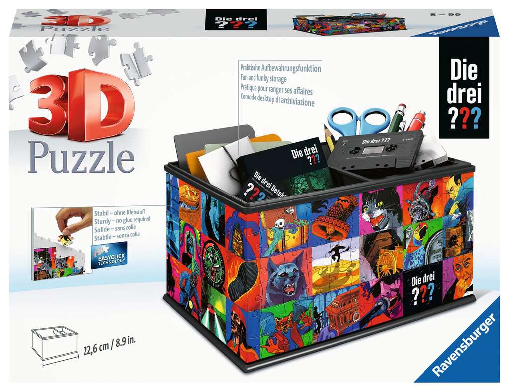 3D Puzzle Aufbewahrungsbox Die drei ??? 11.589