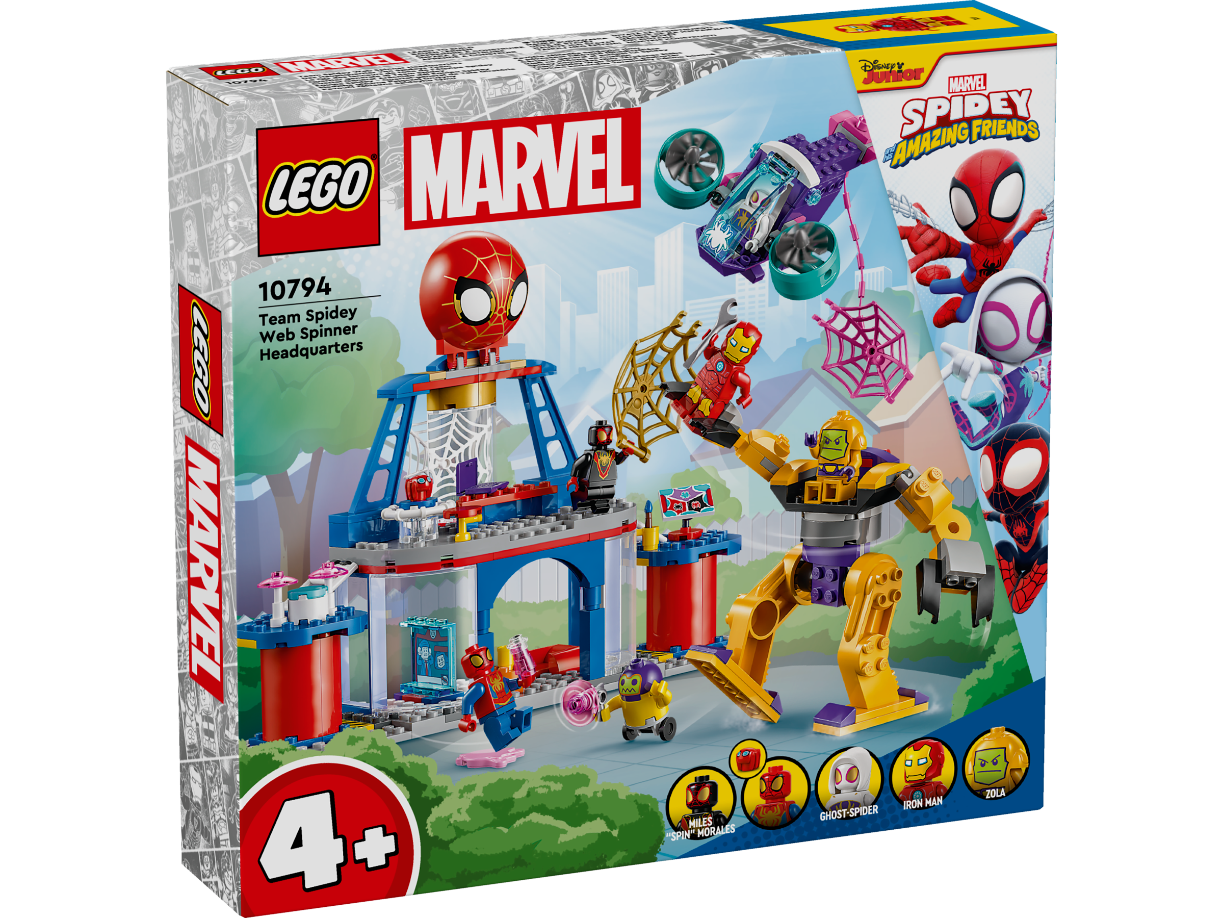 LEGO Marvel Hauptquartier von Spideys Team 10794