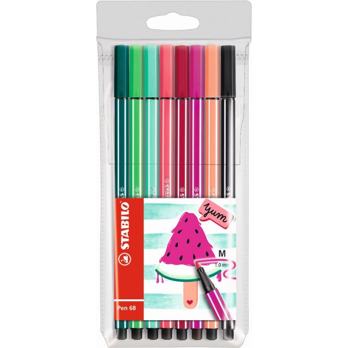 Stabilo Pen 68 8er Etui Living Colors Wassermelone