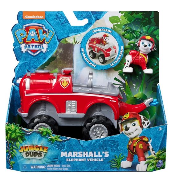 Paw Patrol Jungle Pups Marshalls Elephant Vehicle