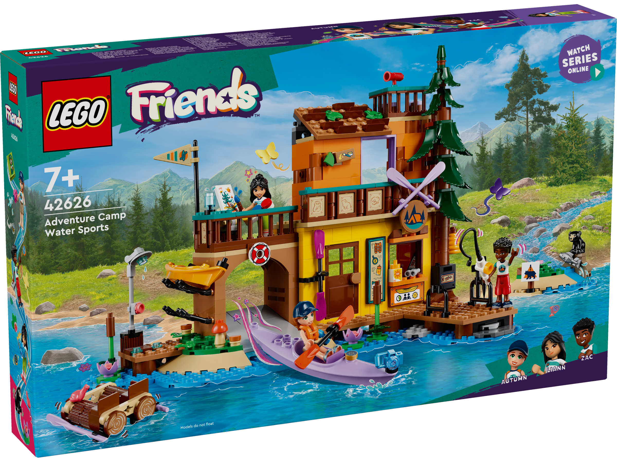 LEGO Friends Abenteuercamp mit Kayak 42626