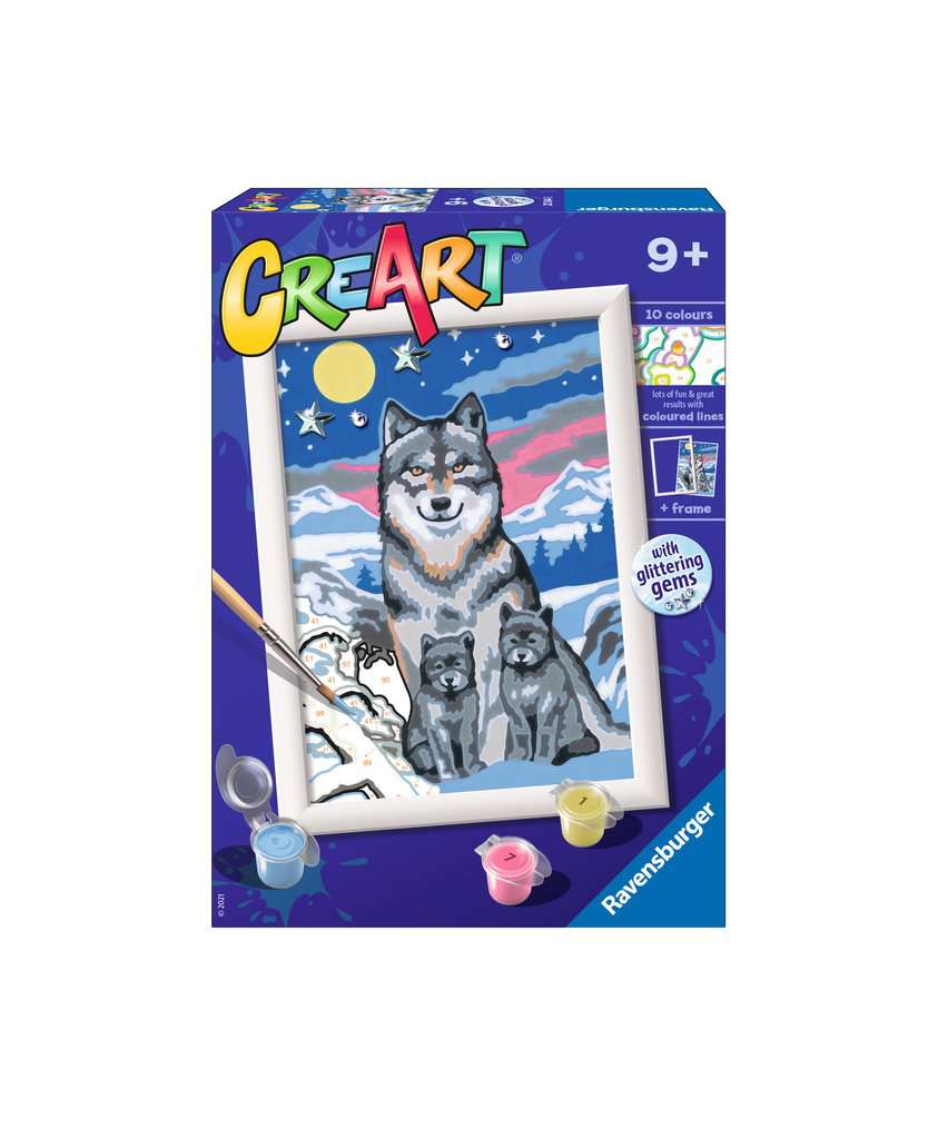 Creart Wonderful Wolf Family 20.044