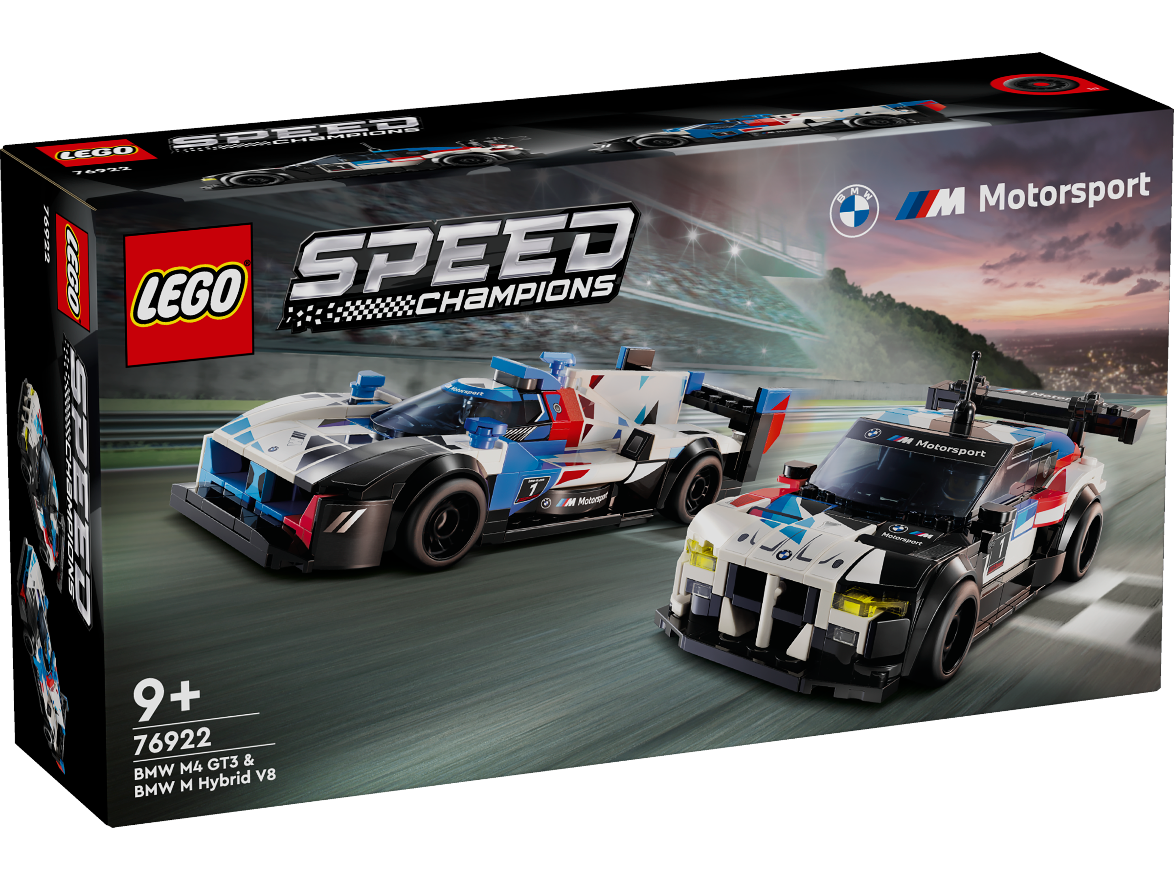 LEGO Speed Champions BMW M4 GT3 & BMW M Hybrid V8 Rennwagen 76922