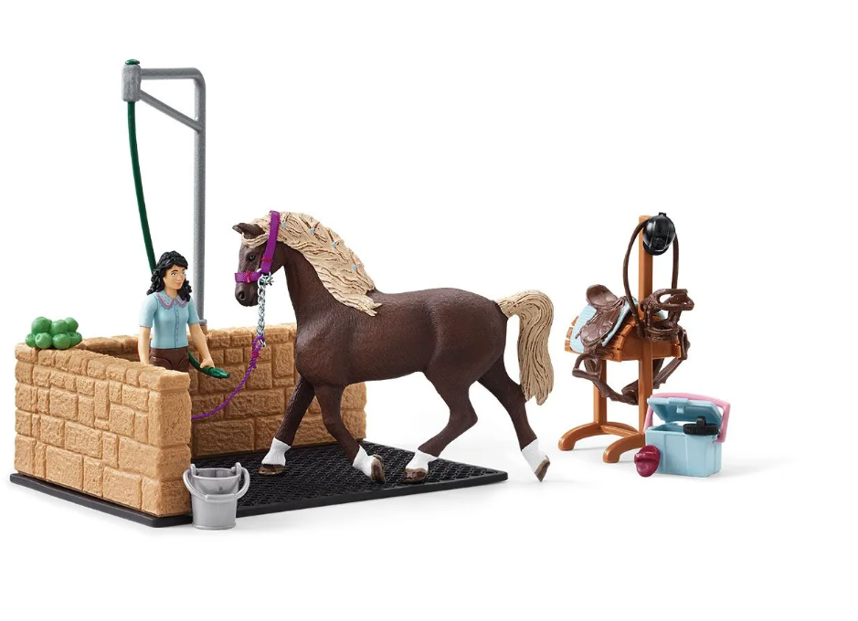 Schleich Horse Club Waschplatz mit Emily & Luna 42438