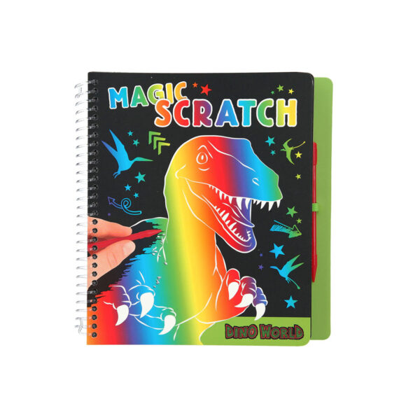 Dino World Magic-Scratch Book