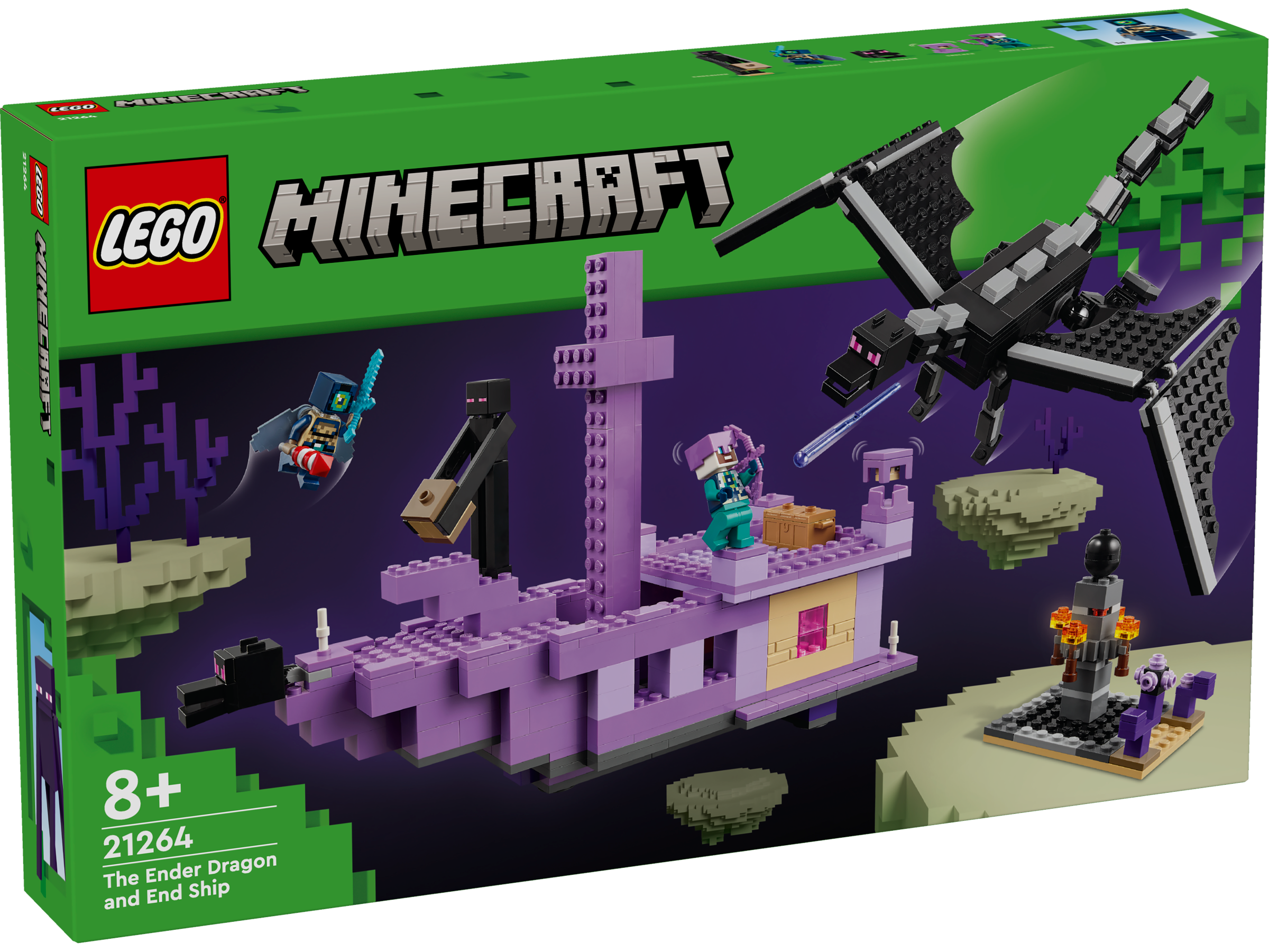 LEGO Minecraft Der Enderdrache und das Endsschiff 21264