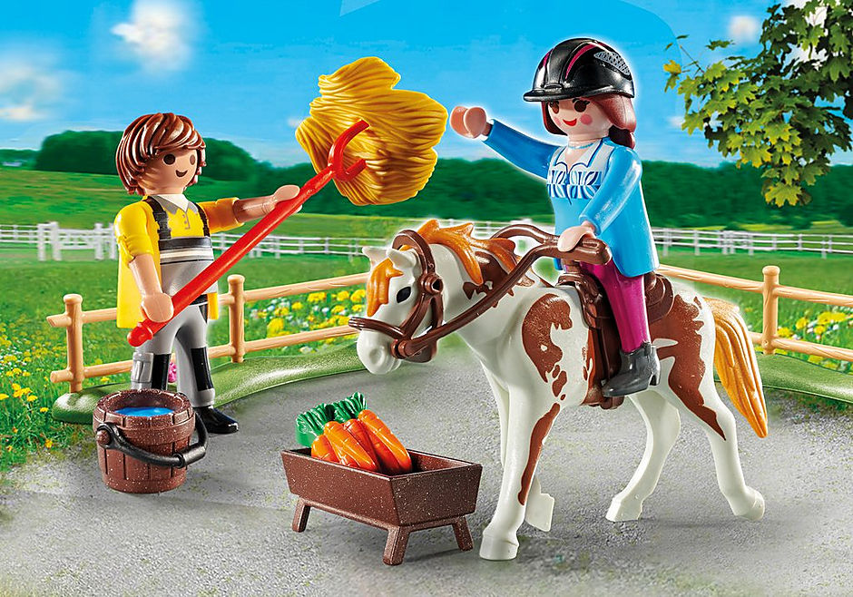 PLAYMOBIL Starter Pack Reiterhof Ergänzungsset 70505