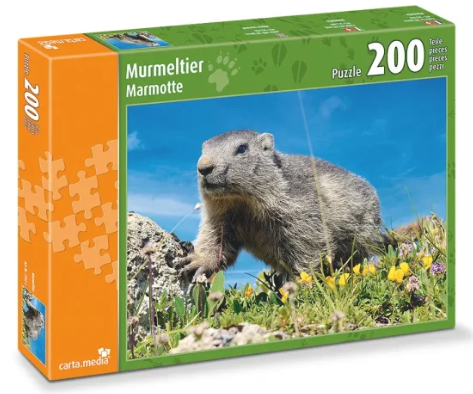 Puzzle Murmeltier 200 Teile