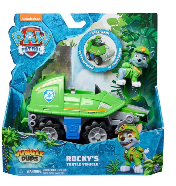 Paw Patrol Jungle Pups Rocky's Turtle Vehicle