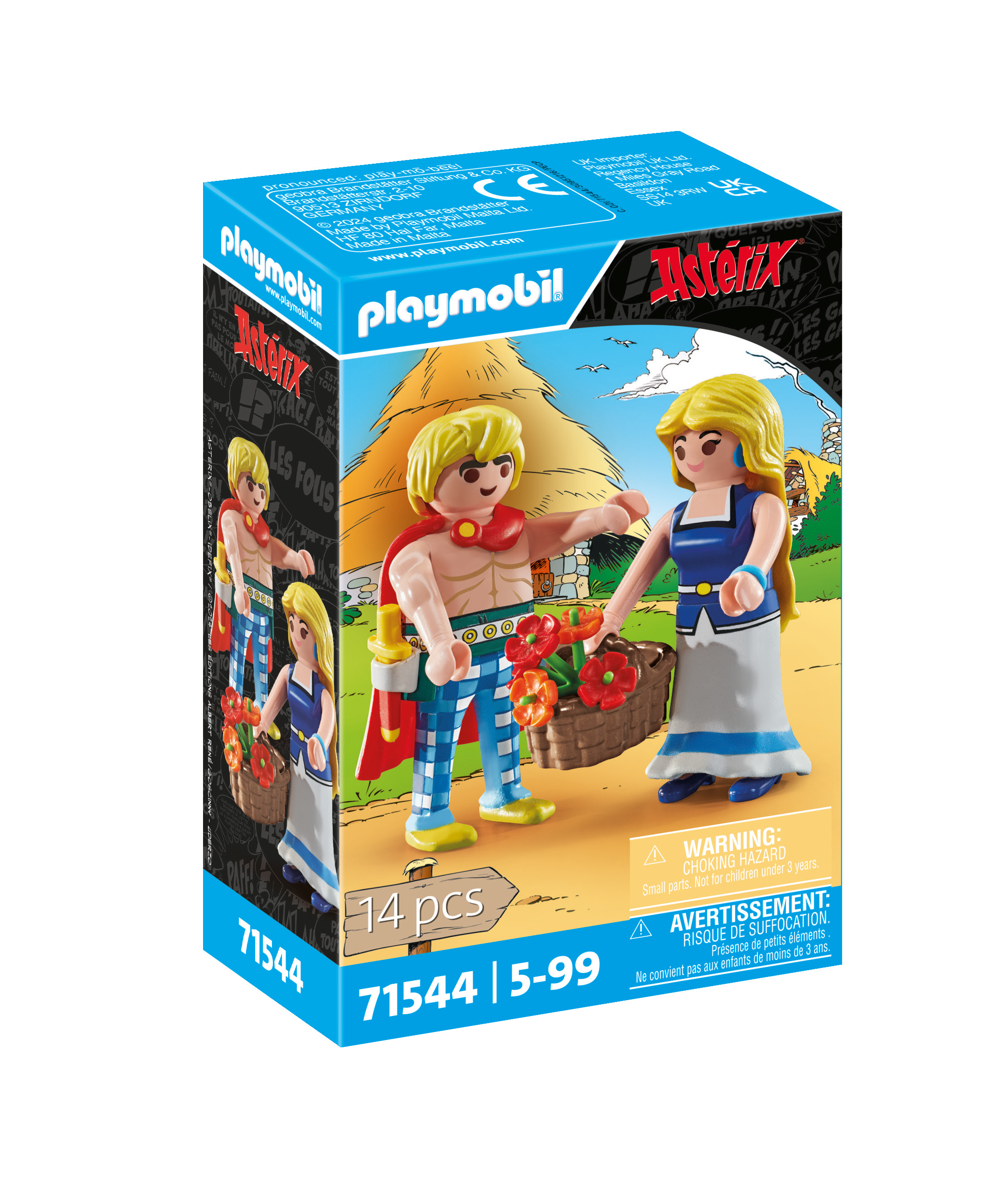 PLAYMOBIL Asterix Tragicomix und Falbala 71544