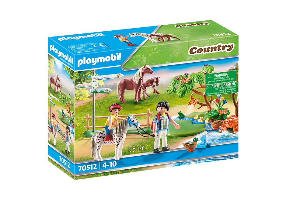 PLAYMOBIL  Fröhlicher Ponyausflug 70512