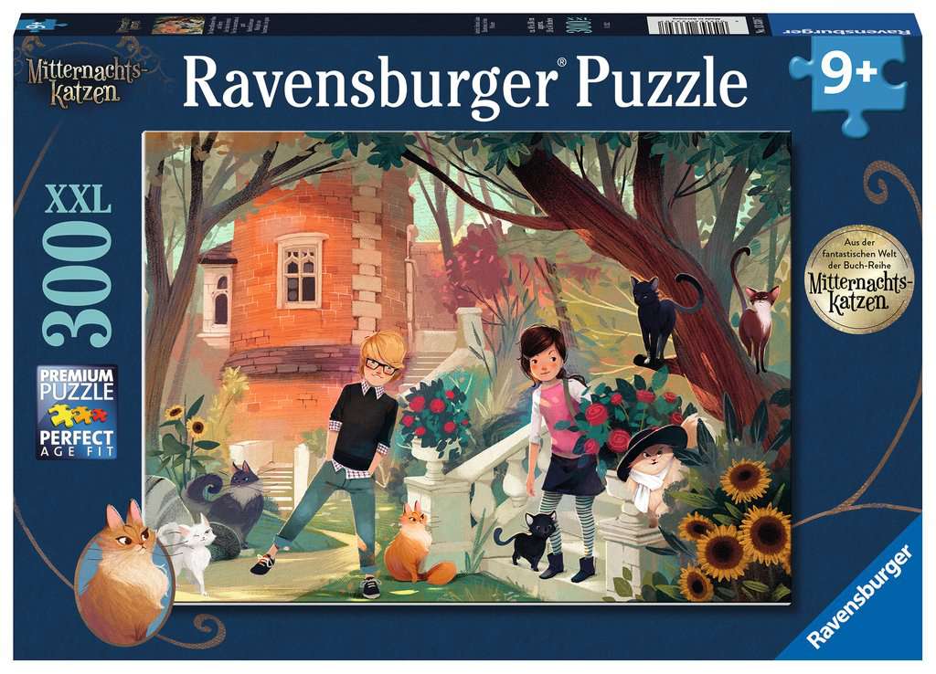 Ravensburger Puzzle 300 Teile Die Katzenflüsterer Nova und Henry 13.330