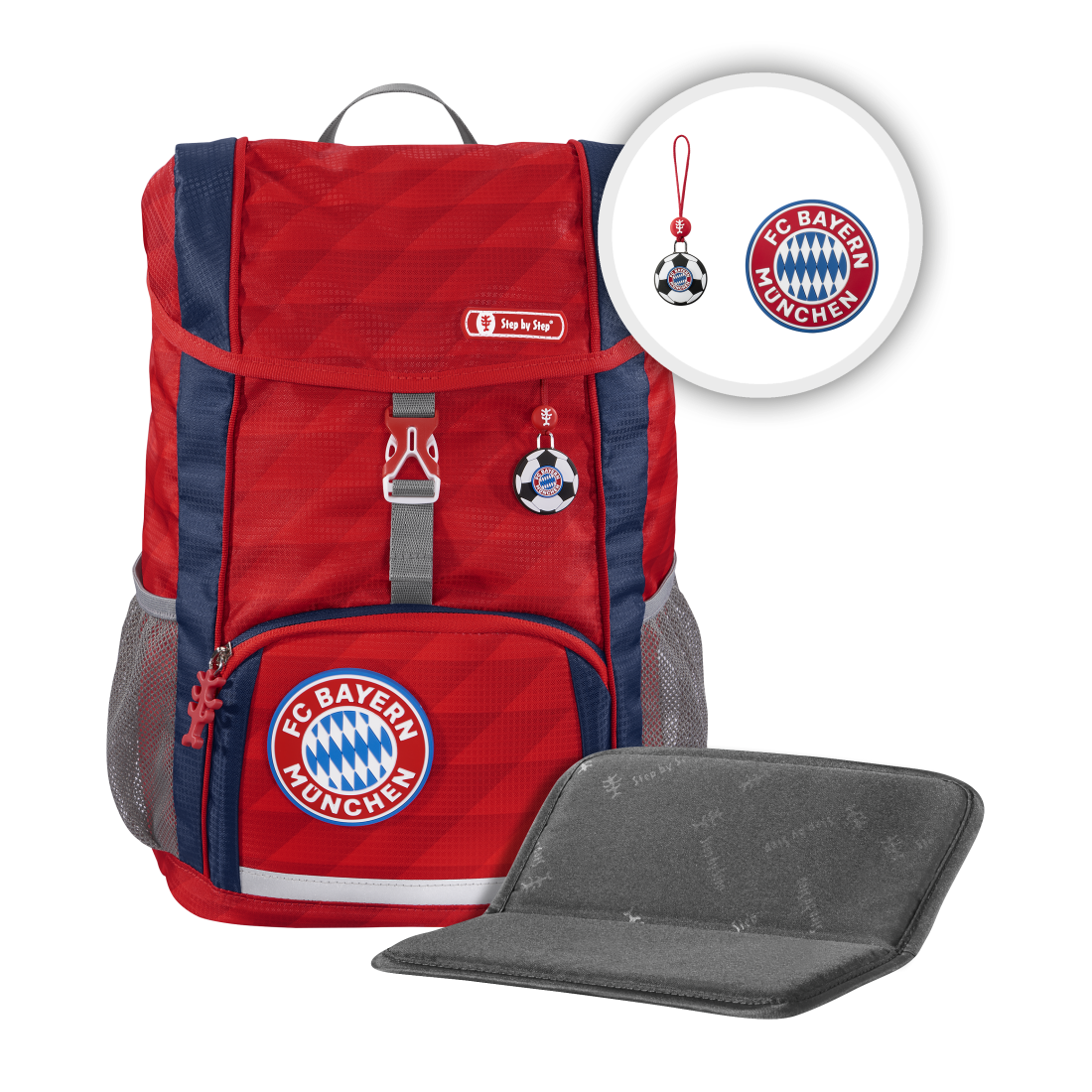 Step by Step KID Rucksack - Set FC Bayern 3-teilig