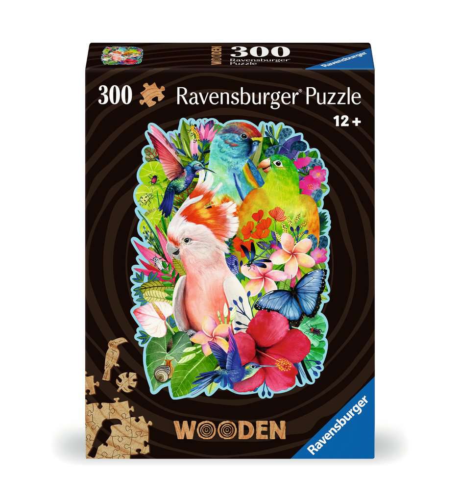 Ravensburger Wooden Puzzle Exotische Vögel 00.760