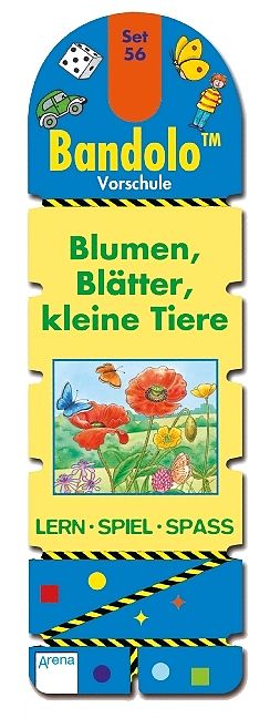 Bandolo Set 56 Blumen, Blätter und kleine Tiere