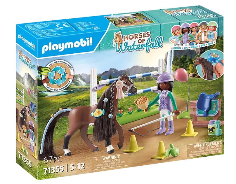 PLAYMOBIL Zoe & Blaze mit Turnierparcours 71355