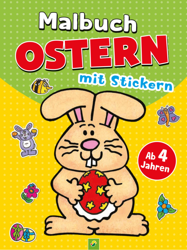 Malbuch Ostern mit Stickern