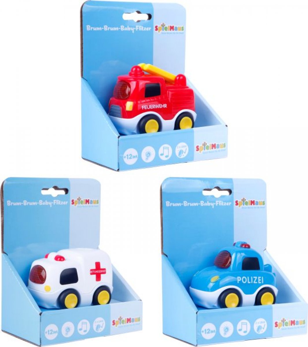 SpielMaus Baby Brum Brum Einsatz mit Licht und Sound