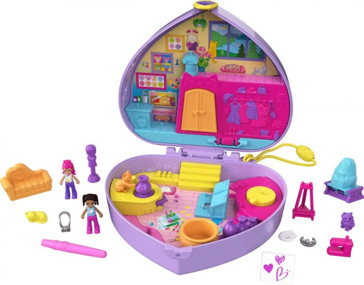 Polly Pocket Kunstatelier Schatulle