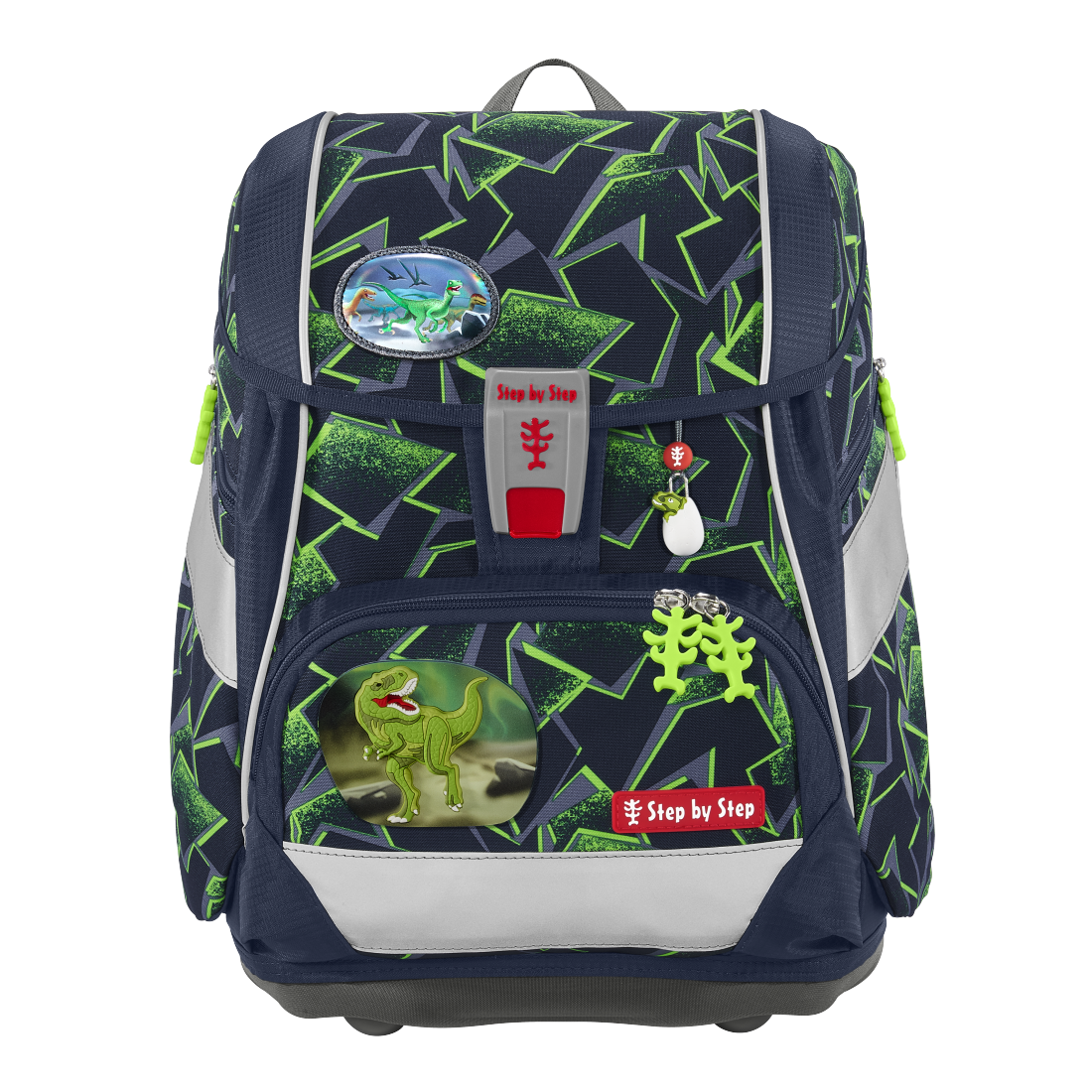 Step by Step 2IN1 PLUS Schulranzenset Wild T-Rex Taro 6-teilig