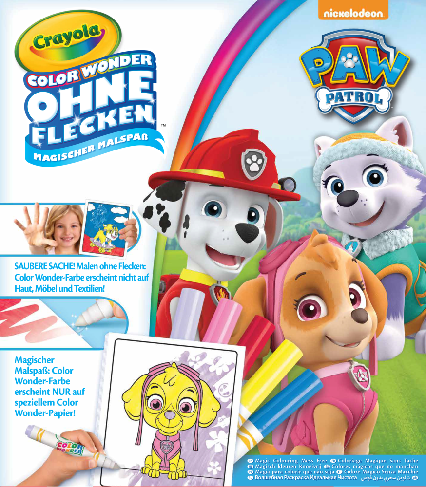 Color Wonder Paw Patrol Malbuch