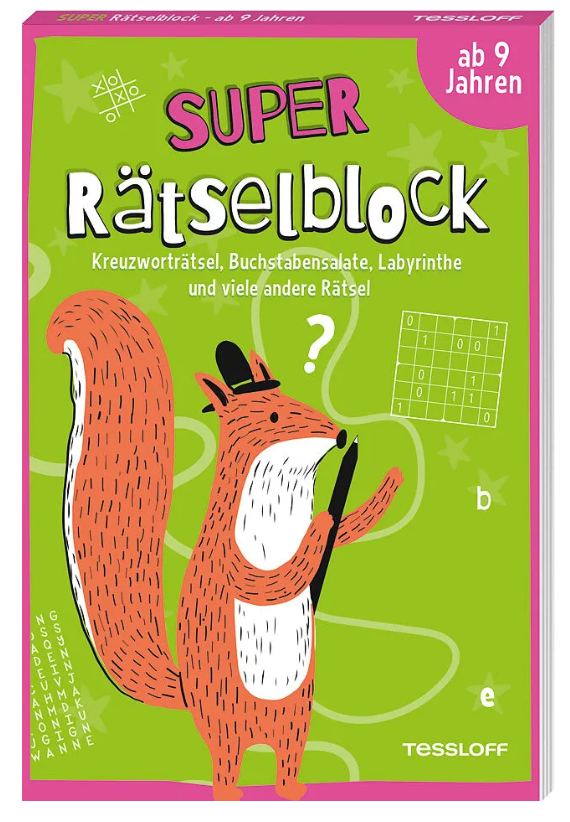 Super Rätselblock ab 9J.