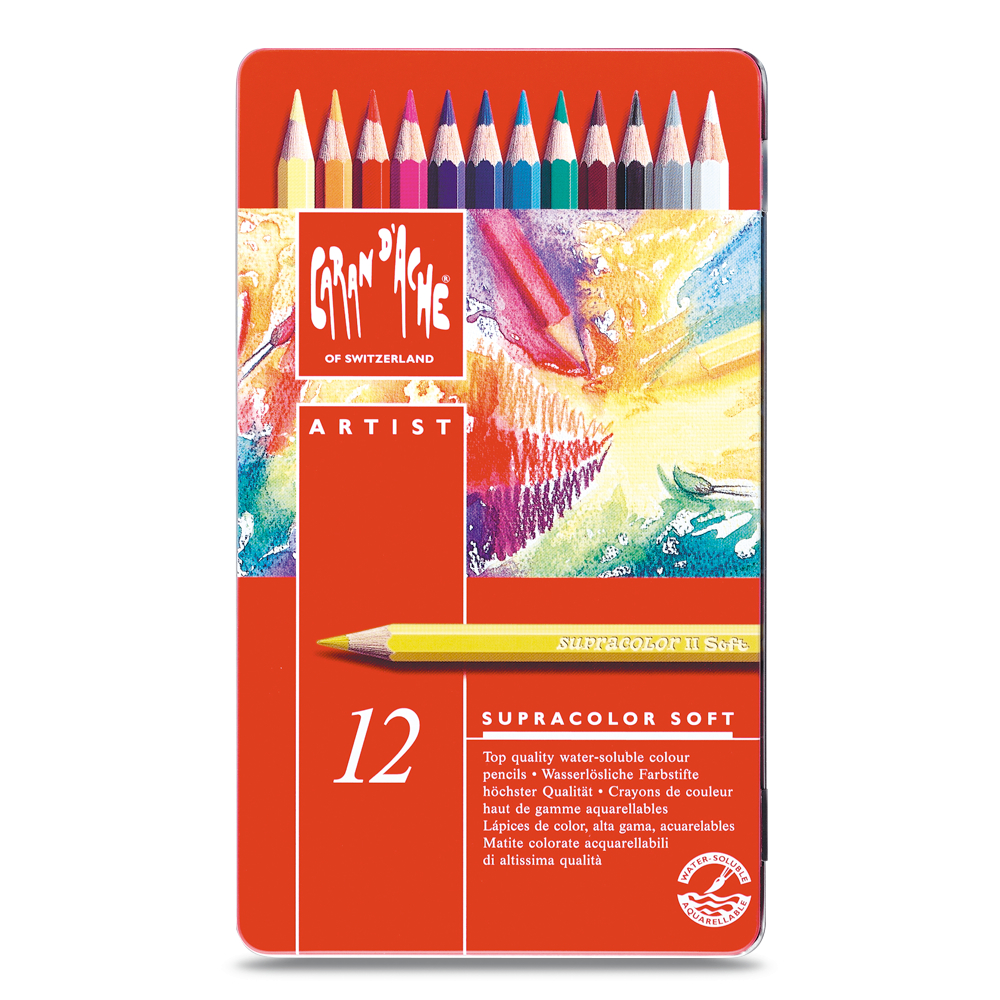 CARAN D'ACHE Supracolor Farbstifte 12er